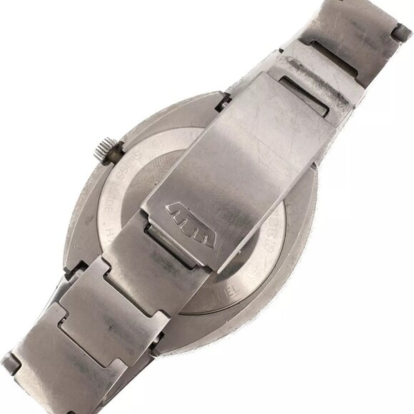 Vintage Jules Jurgensen Spaceleader Men\'s Automatic Wristwatch Steel w Band main image 6